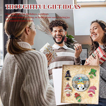 Cilifer®Season Promotion🌟Your Year-Round Festival of Creativity!🎄Interchangeable Wooden Gnome Welcome Sign🎈