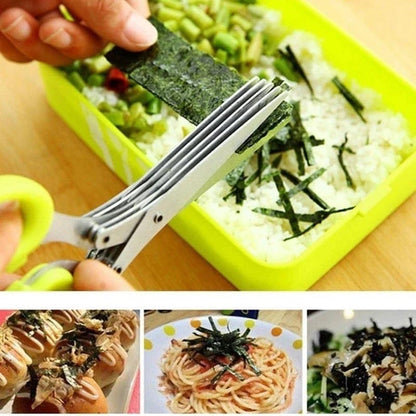 Cilifer®5 Blade Kitchen Salad Scissors