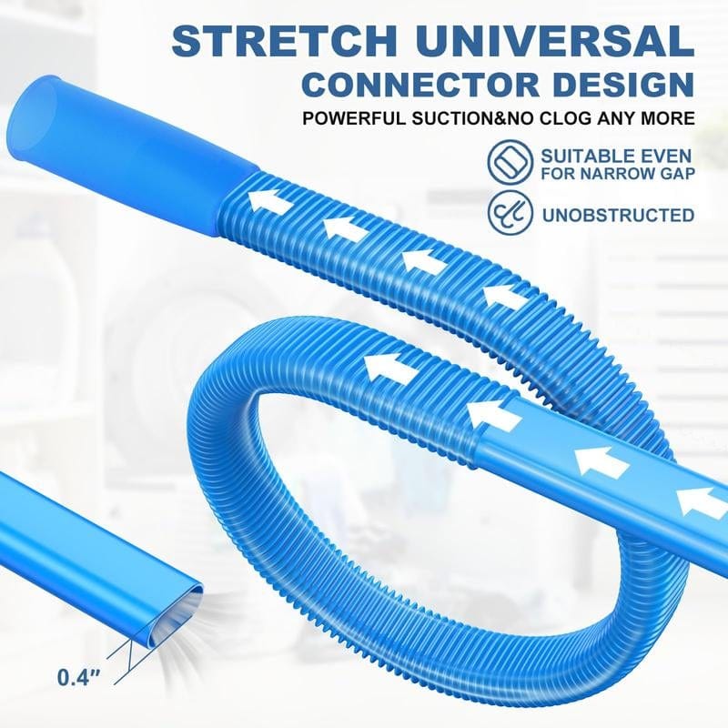 Cilifer® Dryer Vent Cleaner Kit Dryer Lint Vacuum Attachment with Stretch Universal Connector