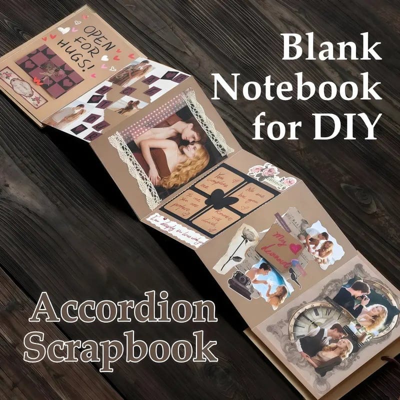 Cilifer®The Memory Keeper: 99+ Inch Accordion Scrapbook Album📚