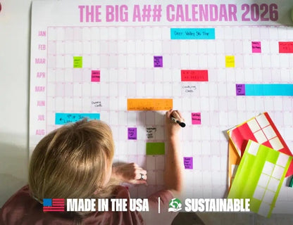 Cilifer®The Big A## Calendar 2026 - Design Your Amazing 2026!🏃