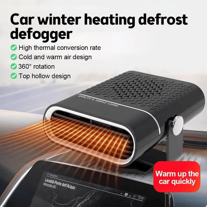 New Upgrade Portable Car Heater. 60s Fast Demisting Defroster