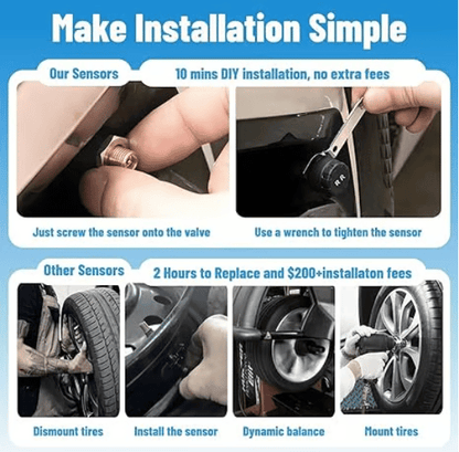 Cilifer®Solar Powered Tire Pressure Monitoring System-2