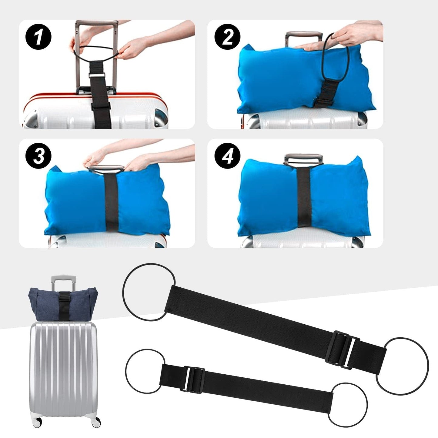 Cilifer®Elastic Fastening Belt for Luggage(2pc)