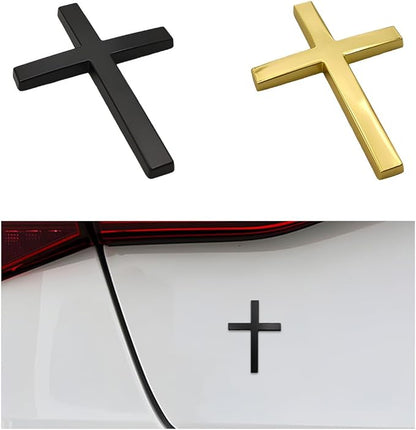 Cilifer®Metal Jesus Christ Cross Badge Stickers