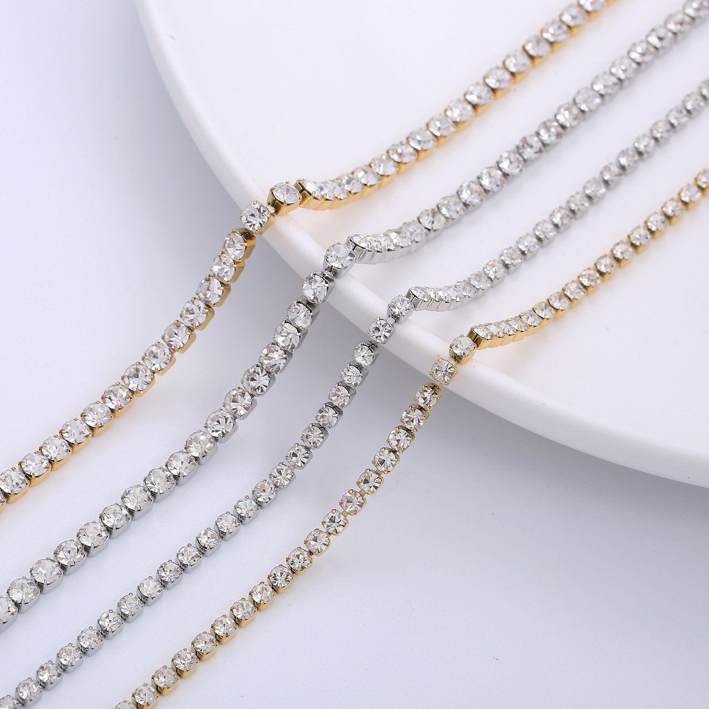 Cilifer®Crystal' Tennis Necklace + Free Bracelet