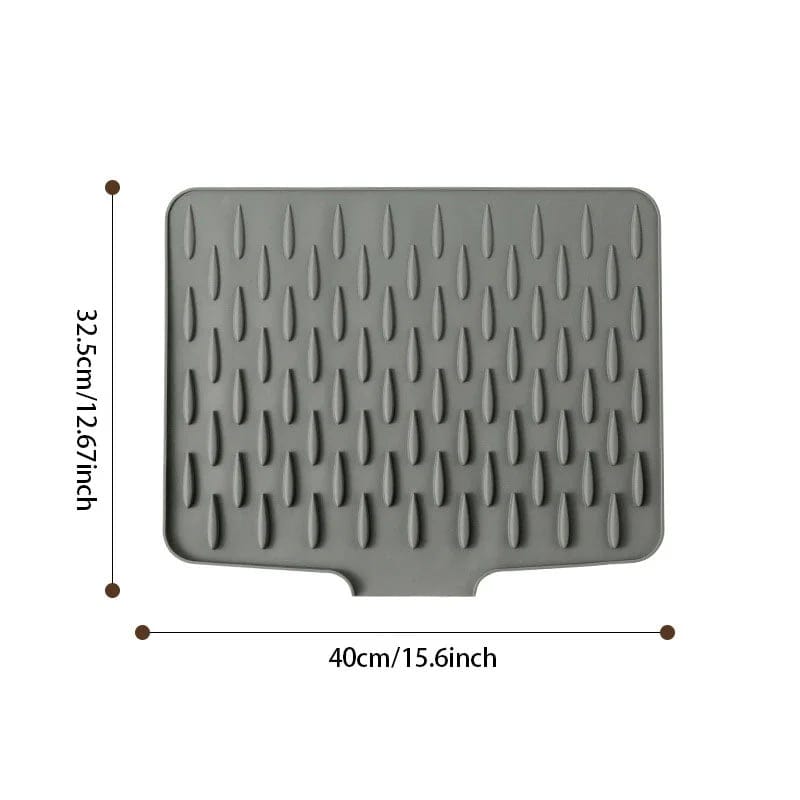 CZTICLE®💥No-Spill Silicone Worktop Saver – Heat-Resistant & Non-Slip Mat for Drip-Free Drying💥