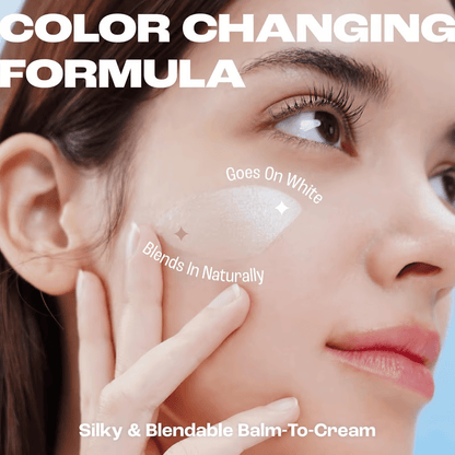 LUHAKA® Cream Stick V White Korean Color-Changing Foundation Stick with Volufiline