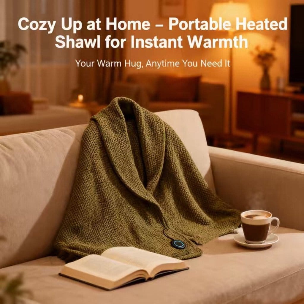 Cilifer®Portable Heated Shawl – Stay Warm Anywhere. Anytime