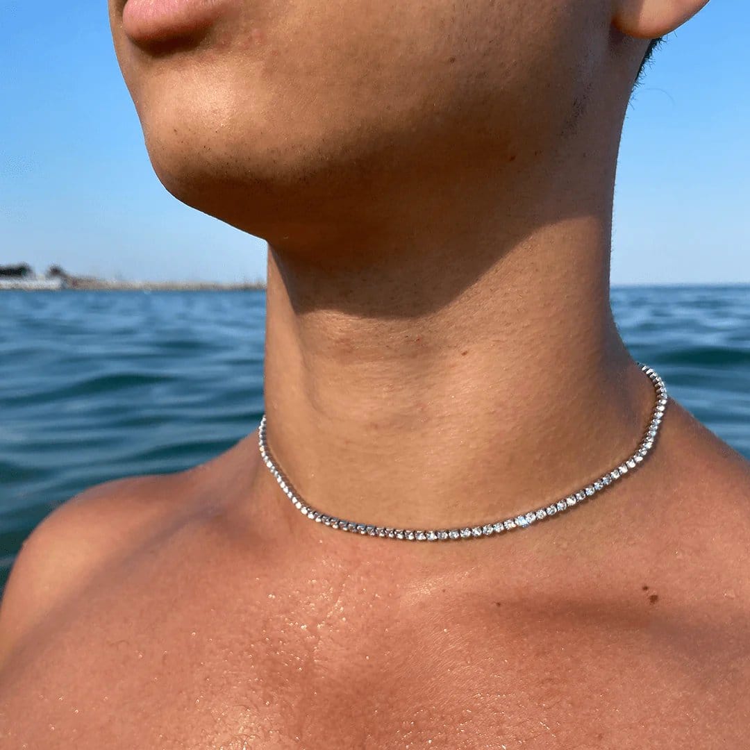 Cilifer®Crystal' Tennis Necklace + Free Bracelet