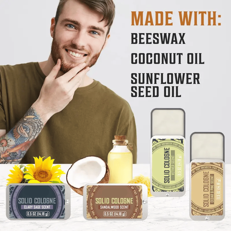 Cilifer®Solid Cologne for Men - 4 Pack