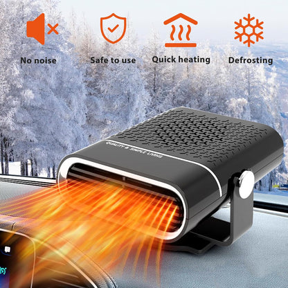 New Upgrade Portable Car Heater. 60s Fast Demisting Defroster