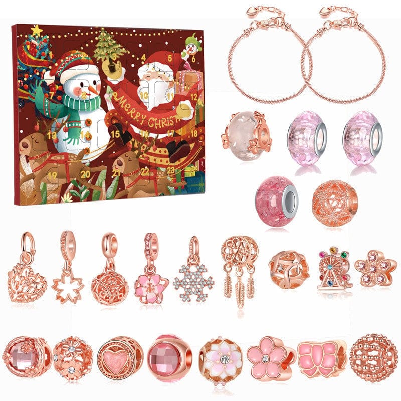 Cilifer®DIY 24 Days Christmas Countdown Calendar Bracelets Set