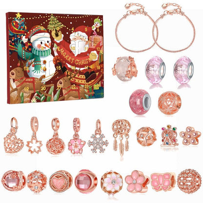 Cilifer®DIY 24 Days Christmas Countdown Calendar Bracelets Set