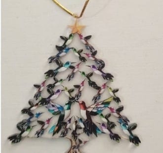 CZTICLE® 🔥🐦🎄Hummingbird Christmas 2D Acrylic Ornament