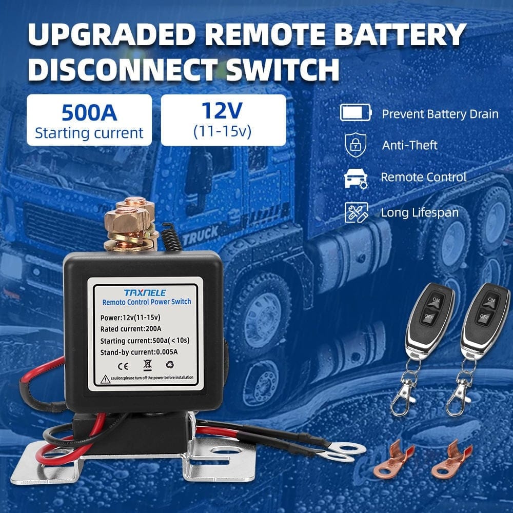 Cilifer®WIRELESS REMOTE CONTROL BATTERY RELAY SWITCH 🔌