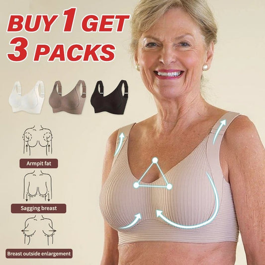 Cilifer®🎁Buy 1 Get 3 Packs🔥Super Firming Wire-Free Bra All-Day Comfort No More Sagging (3-Pack Value Set)