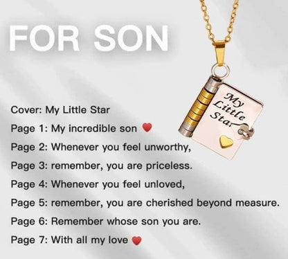 Cilifer®My Little Star Book Pendant. for your loved ones | A gift of everlasting love. for your family