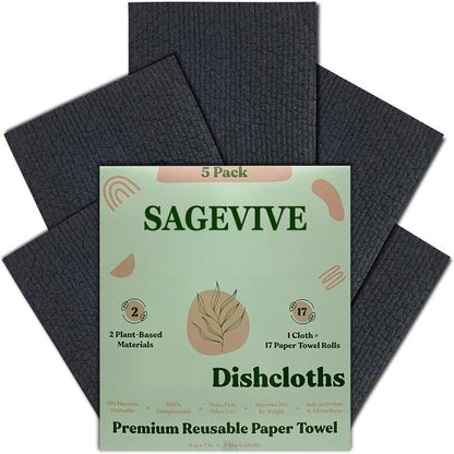 Cilifer®Dishcloths for Kitchen & Cleaning | 5 Pack