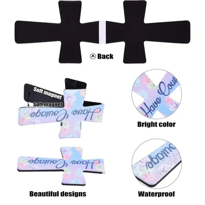 Cilifer® Magnetic Cross Bookmarks Gifts for Bible Study. Readers. Teachers. Students🌸✝️