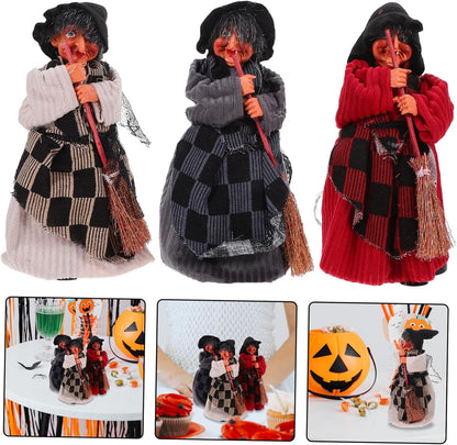 CZTICLE®🧙🧹Halloween Witch Doll Statue Decor Desktop