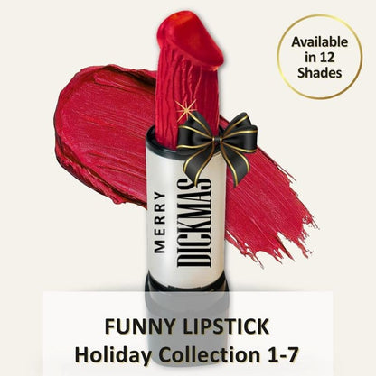 Cilifer®Merry Dickmas Funny Lipstick Holiday Collection