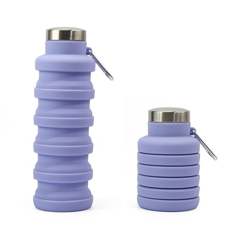 Cilifer®🏆Hot Sale🔥🔥Silicone foldable water bottle – Ideal for sports. travel & outdoor – Reusable & BPA-free