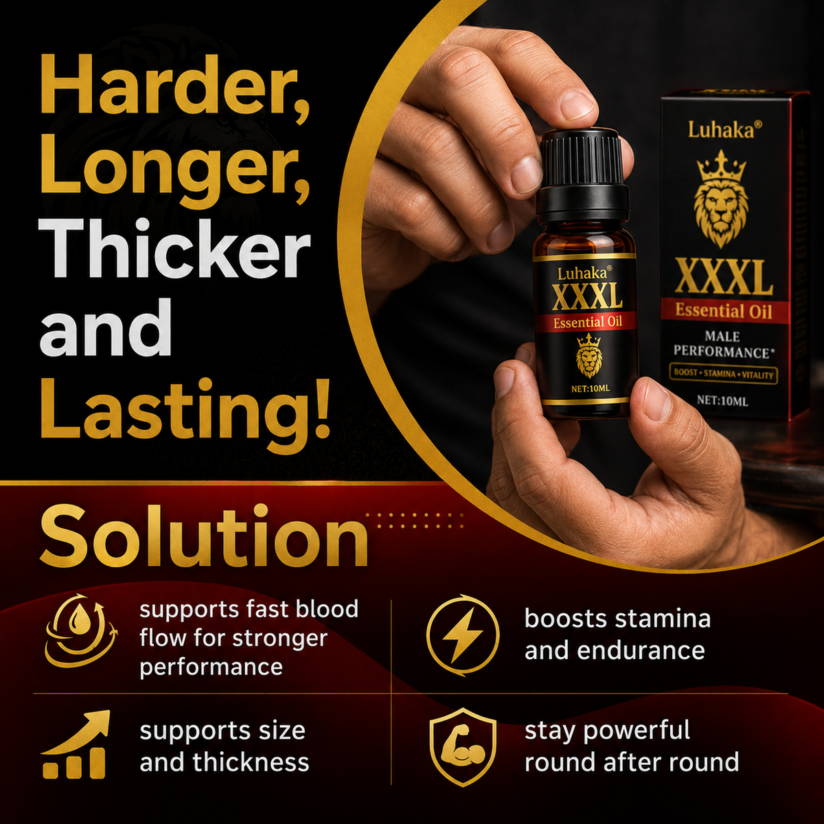 ❤️Limited stock | Save 50% Today|  Luhaka® XXXL Essential Oil