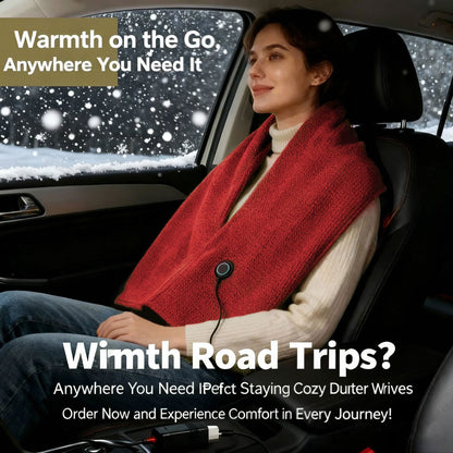 Cilifer®Portable Heated Shawl – Stay Warm Anywhere. Anytime