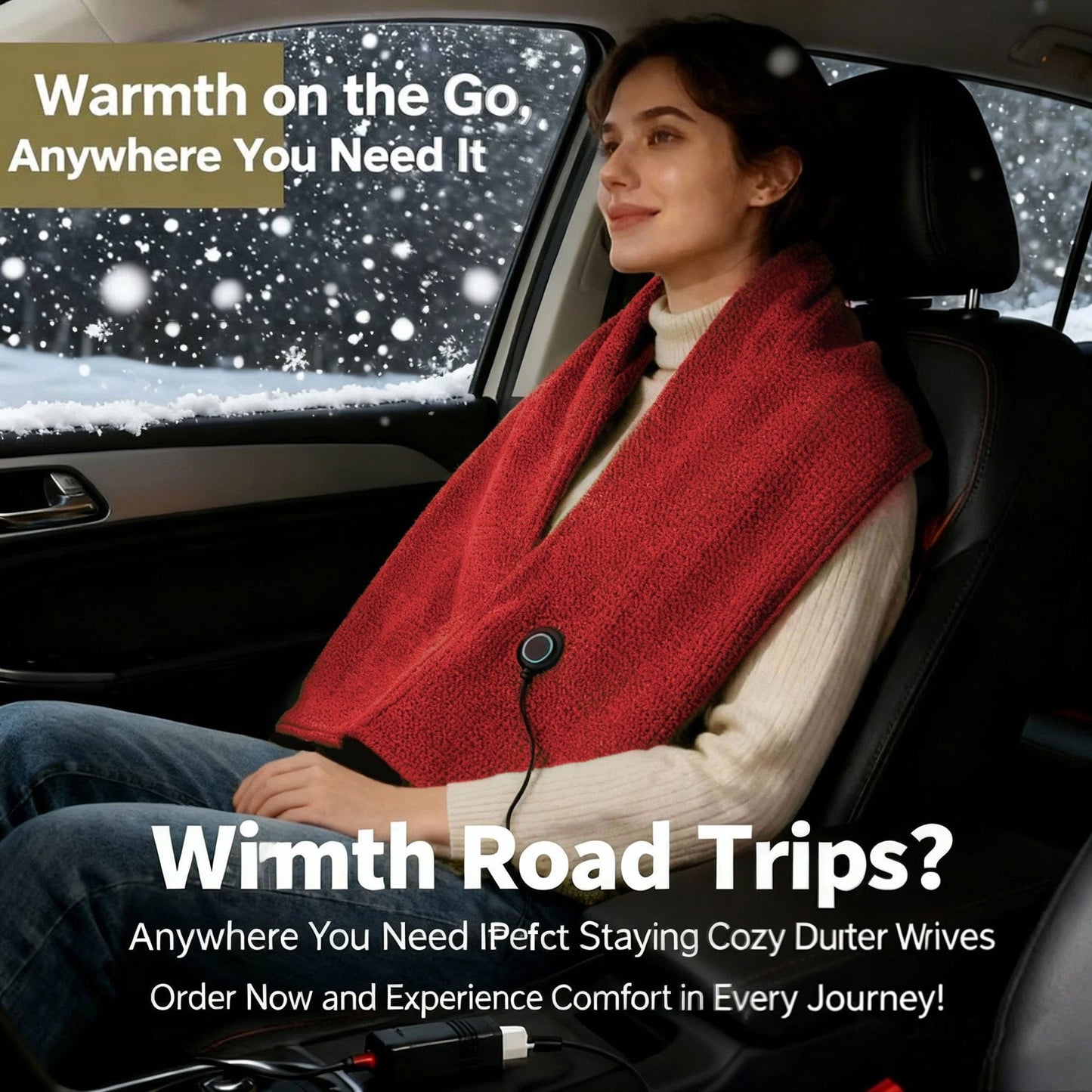 Cilifer®Portable Heated Shawl – Stay Warm Anywhere. Anytime