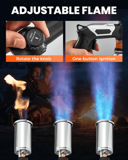 Cilifer®Powerful Propane Torch(Propane Tank Not Included)  Instant Ignition for Grilling. Charcoal. Soldering & Outdoor Cooking