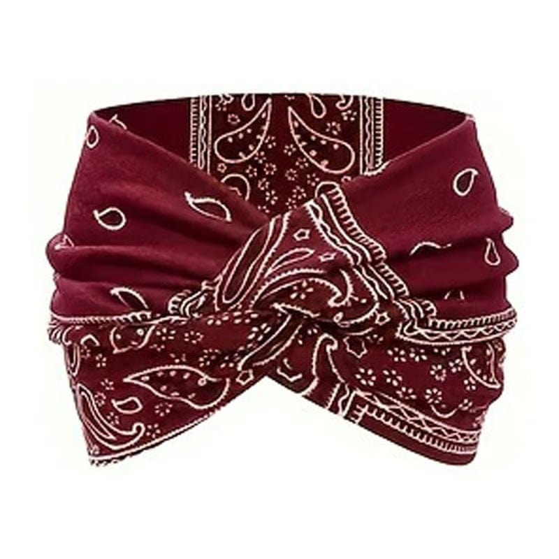 Cilifer®Printed cross yoga headband