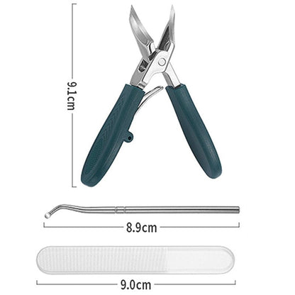 DAFEILA®🔥Eagle Beak Angled Nail Clippers 3-Piece Set
