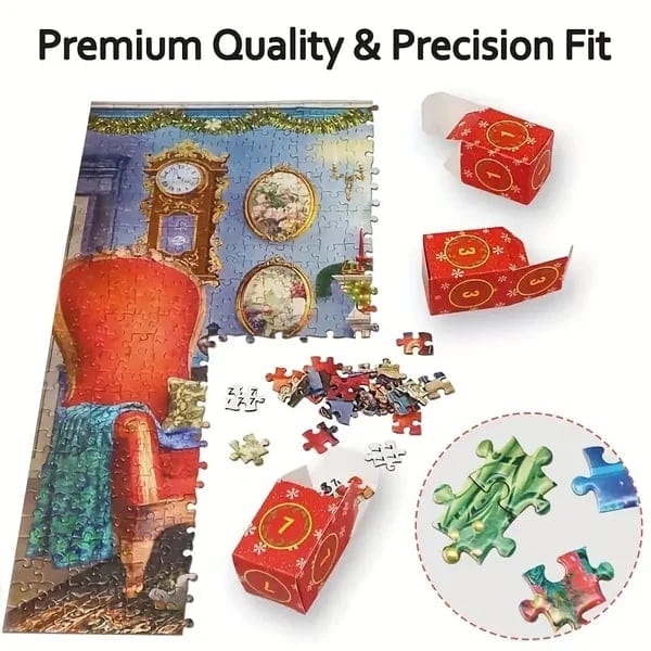 Cilifer®Christmas Advent Calendar Jigsaw Puzzle 1000pcs