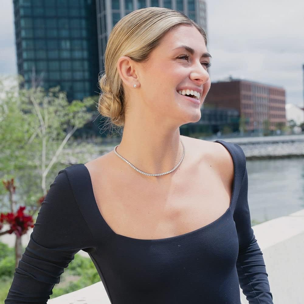 Cilifer®Crystal' Tennis Necklace + Free Bracelet
