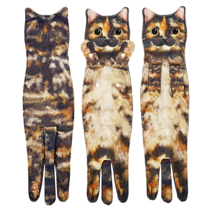 Cilifer® Early Christmas Sale 🎅 Funny Cat Hand Towels