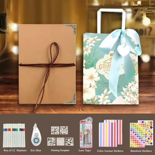 Cilifer®The Memory Keeper: 99+ Inch Accordion Scrapbook Album📚