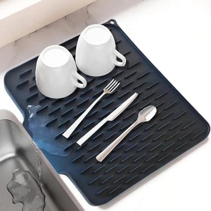CZTICLE®💥No-Spill Silicone Worktop Saver – Heat-Resistant & Non-Slip Mat for Drip-Free Drying💥