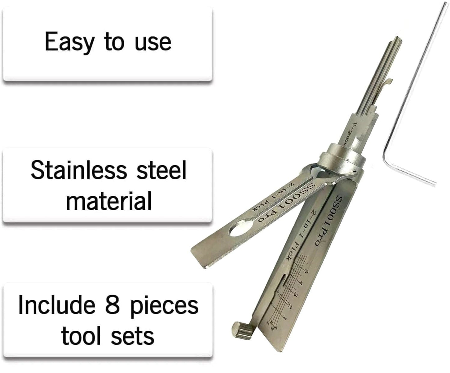 Cilifer®Stainless Steel Key Decoder(Only applicable to Flat Key Lock)