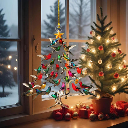 CZTICLE® 🔥🐦🎄Hummingbird Christmas 2D Acrylic Ornament