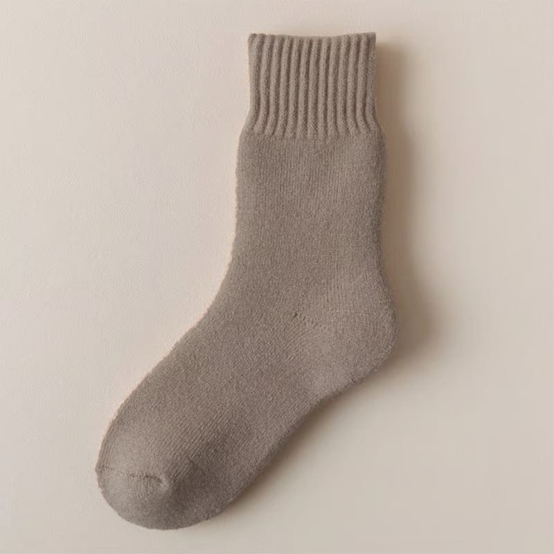Cilifer®5 Pairs Women's Solid Mid-calf Socks