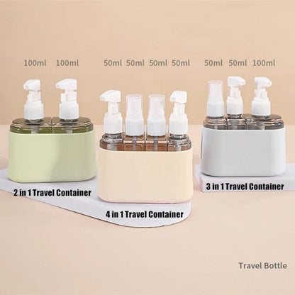 Cilifer® Mini Shampoo Dispenser Portable Travel Bottle Set