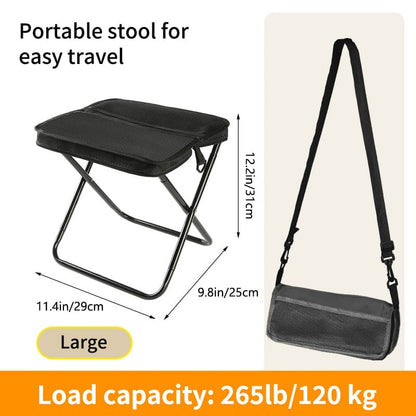 CZTICLE®🪑Ultra-Light Folding Stool – Supports Up to 265 lbs