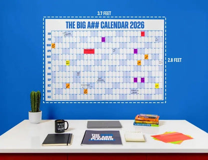 Cilifer®The Big A## Calendar 2026 - Design Your Amazing 2026!🏃