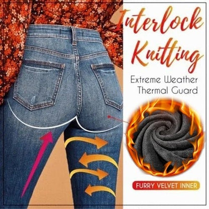Cilifer®Thermal Fleece Denim Jeggings