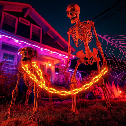 Billhol®Halloween Decoration Battery Light String - 10ft 160 LED Plastic Chain Light String