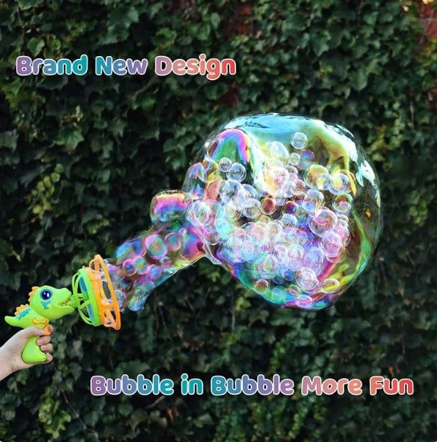 Cilifer®Electric Dinosaur Bubble Machine