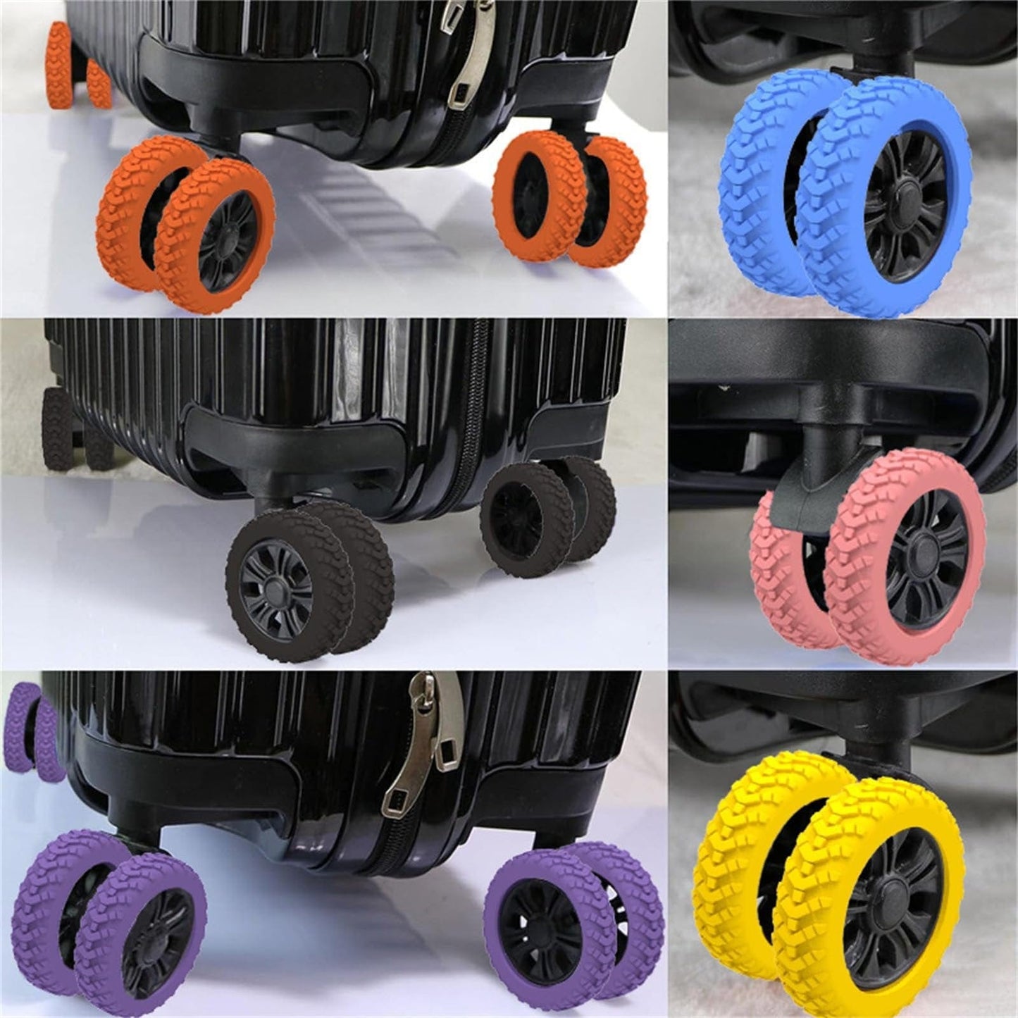 Cilifer®Luggage Suitcase Wheels Protection Covers
