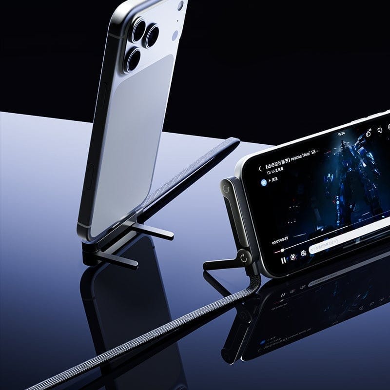 Cilifer® 2-i-1 Snabbladdningskabel med Dold Mobilhållare – 240W SuperCharge