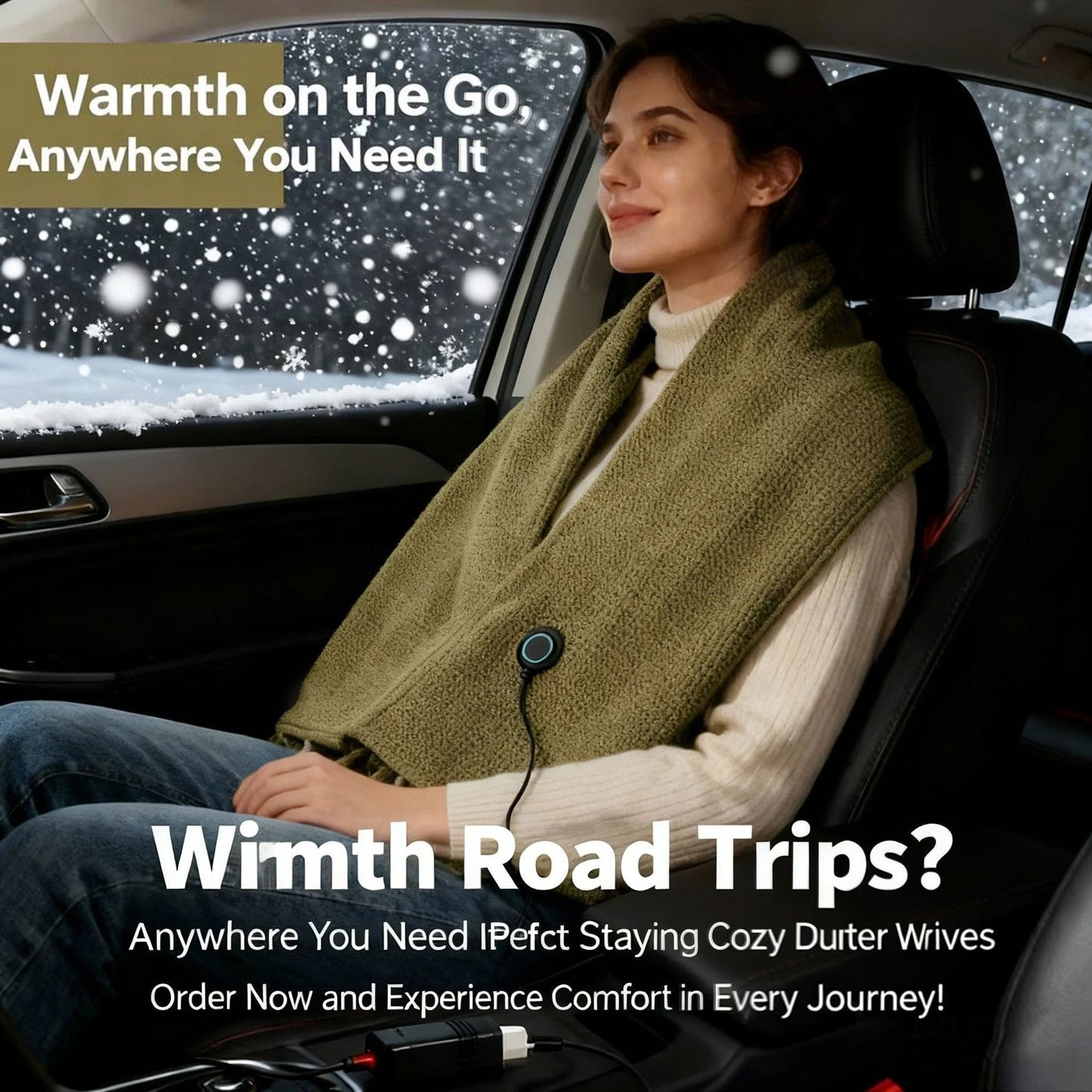 Cilifer®Portable Heated Shawl – Stay Warm Anywhere. Anytime